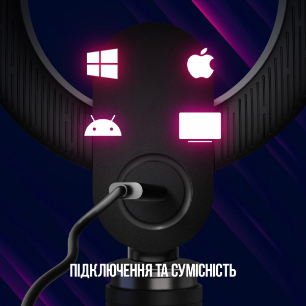 Фото - Веб-камера для комп'ютера Lorgar Circulus 910 Streaming 5MP 1944p Auto Focus Stereo (LRG-SC910)