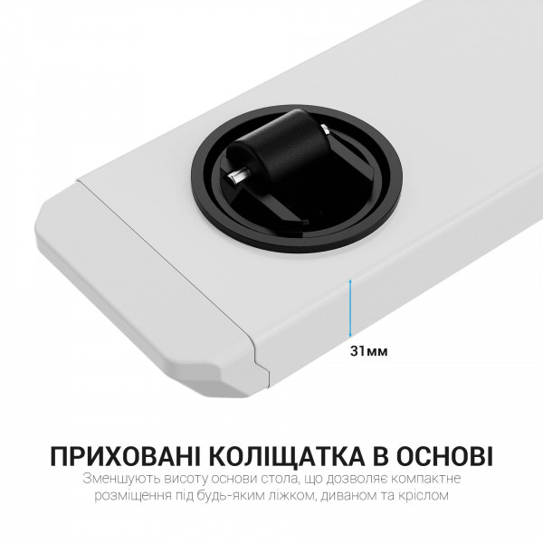 Фото - Стол компьютерный OfficePro ODM366W White