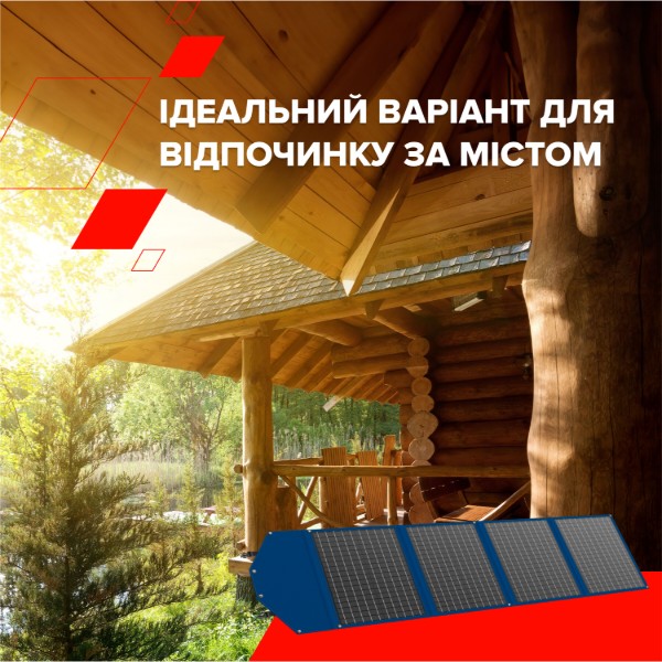 Фото - Портативная солнечная панель Canyon SP-100W Blue (CND-SP100W)