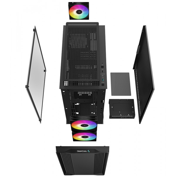 Фото - Корпус Deepcool CC360 ARGB (R-CC360-BKAPM3-G-1) без БЖ