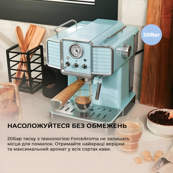 Фото - Кофеварка рожковая Cecotec Cumbia Power Espresso 20 Tradizionale (CCTC-01575)