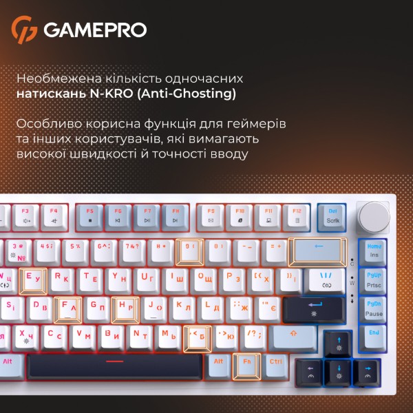 Фото - Клавиатура проводная игровая GamePro Genesis Warden (MK160BL)