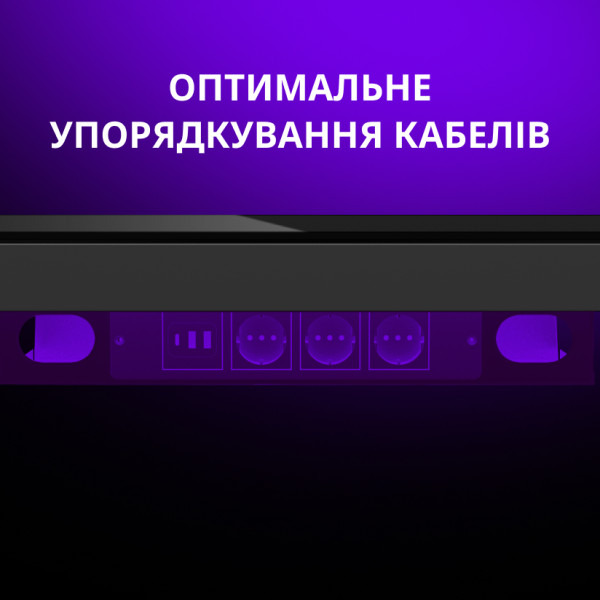 Фото - Стол компьютерный Lorgar ELITE 90W Wood Black (LRG-DE90W)