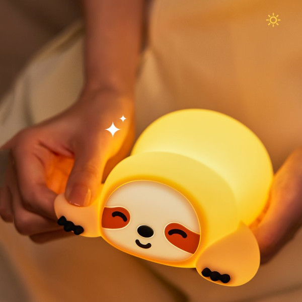 Фото - Нічник дитячий VALESO Лінивець A046 жовтий