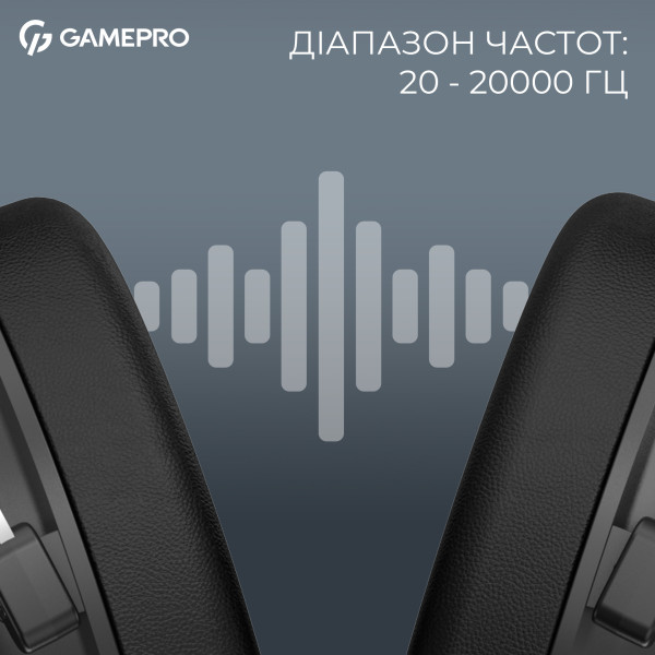 Фото - Гарнітура бездротова ігрова GamePro Asgard Skald (HSW160B)