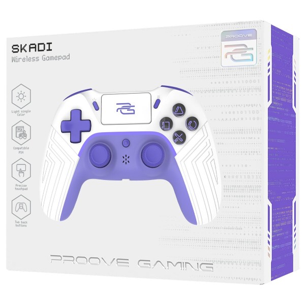 Фото - Геймпад Proove Gaming Skadi White/Purple (WGSK00022016)