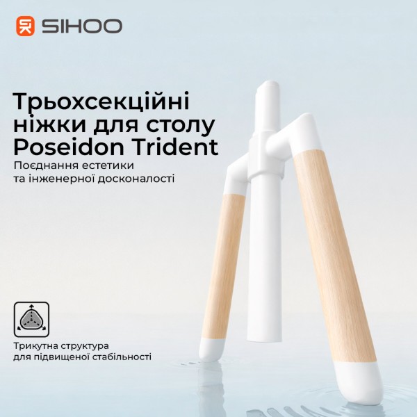Фото - Стол с электрорегулировкой высоты Sihoo D07 1.6m Maple/White (D07B-102/D07J-102-AB)