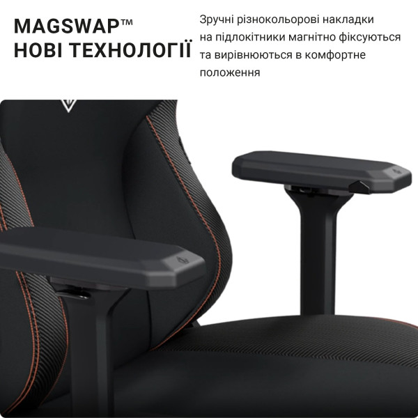 Фото - Крісло для геймерів Anda Seat Kaiser 3 Size L Orange (AD12YDC-L-01-O-PV/C)