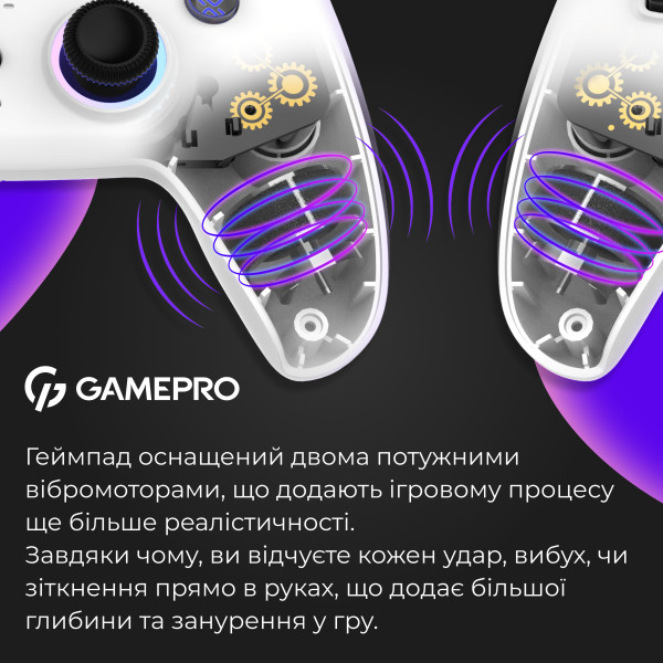 Фото - Геймпад GamePro GPS20W White