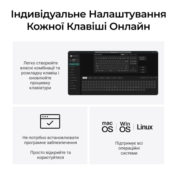 Фото - Клавиатура беспроводная Keychron V3 Ultra Red Switch Black RGB (V3U-D1-UA)