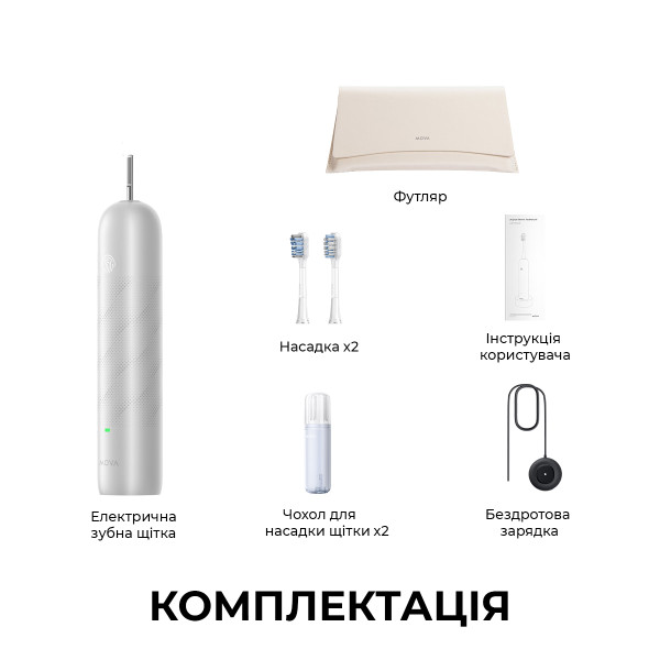 Фото - Зубна щітка електрична Mova Fresh Pro Sliver (ATB15A-SIL)