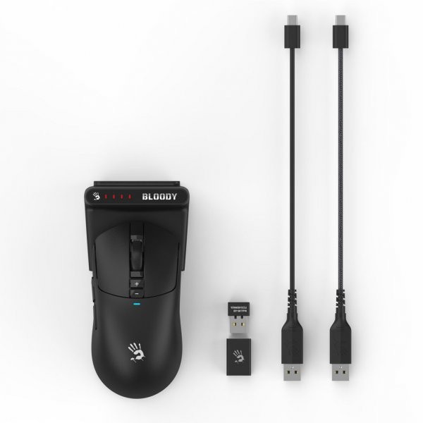 Фото - Мышь беспроводная игровая Bloody R72 Pro Duo (Black)
