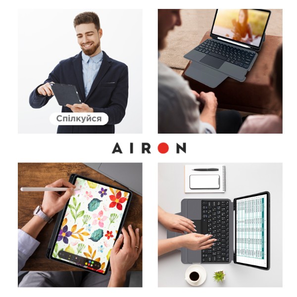 Фото - Чехол для планшета AIRON Premium for iPad 10.9 10Gen 2022 10.9 с интегрированной клавиатурой (4822352781095)