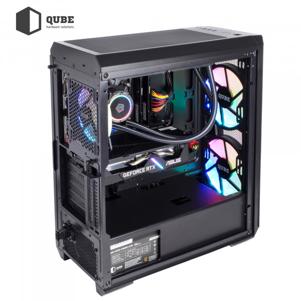 Фото - Системний блок QUBE QB Ryzen 7 7700X RTX 3050 8GB W1 64102 (Ryzen77700XRTX30508GBW164102)
