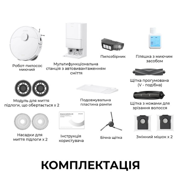 Фото - Робот-пылесос моющий Dreame Bot L40 Ultra CE White (RLD52SE-WH)