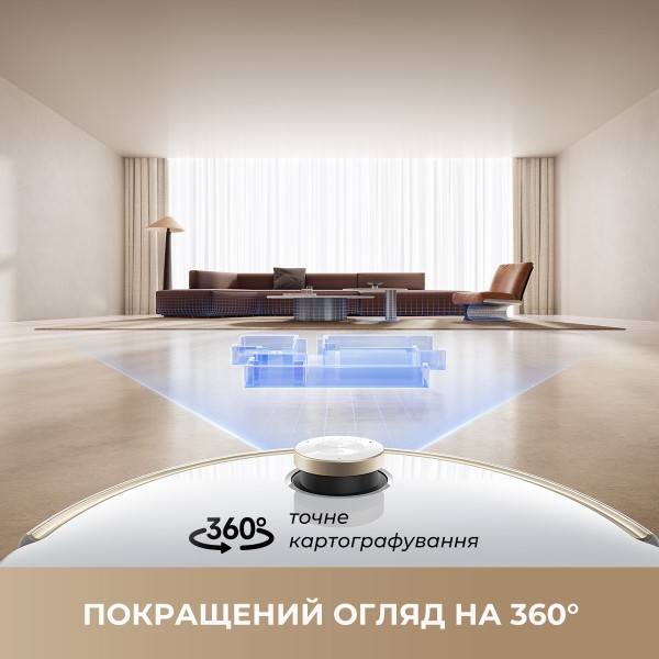 Фото - Пилосос робот миючий з базою Mova V50 Ultra Complete Black (RLV72LE-1-bl)