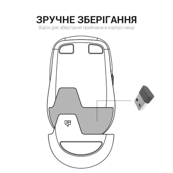 Фото - Миша бездротова OfficePro M230B Silent Click Wireless Black (M230B)
