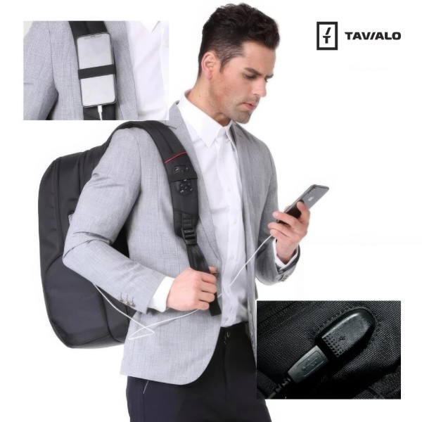 Фото - Рюкзак для ноутбуку Tavialo Smart TB20 20 л Black (TB20-124BL)