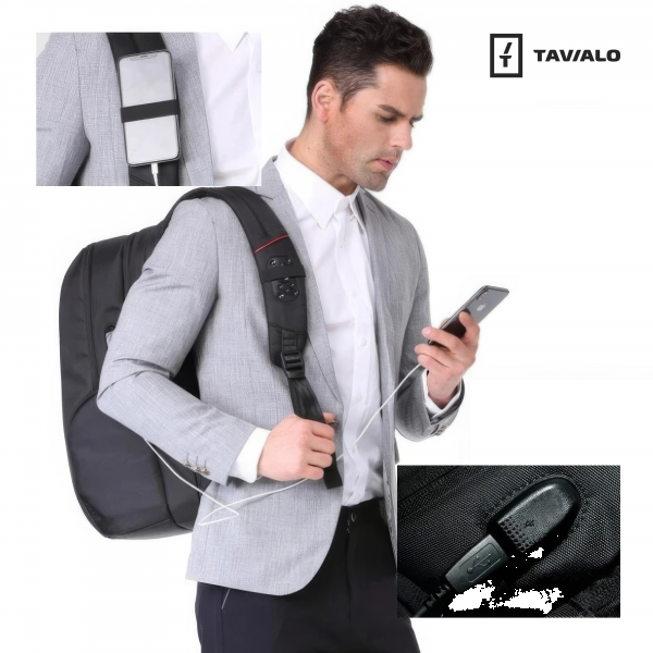 Фото - Рюкзак для ноутбуку Tavialo Smart TB20 20 л Black (TB20-124BL)