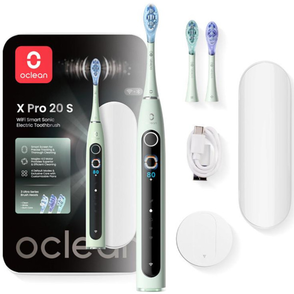 Фото - Зубная щетка электрическая Oclean X Pro 20 Set Green (6970810556933)
