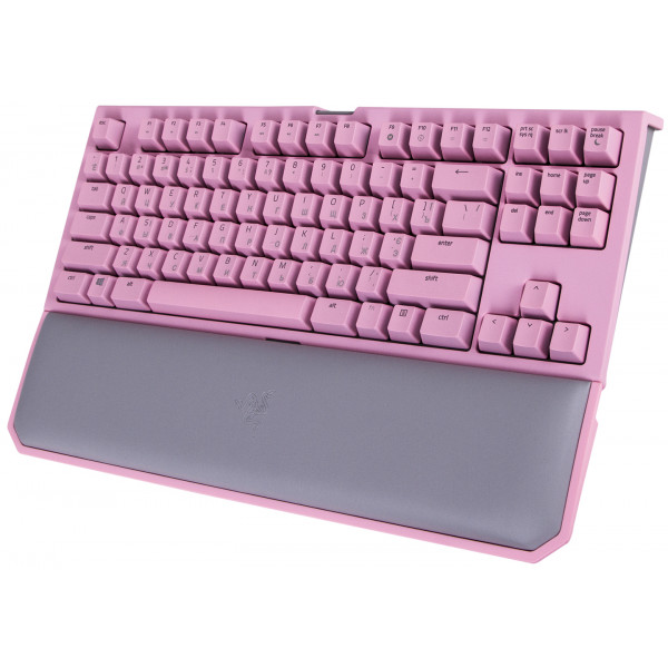 Фото - Клавиатура проводная игровая Razer BlackWidow TE Chroma V2 Quartz Edition Pink USB (RZ03-02191700-R3M1)