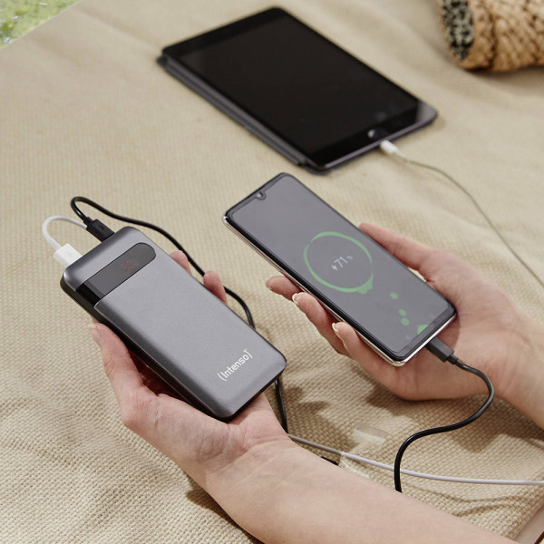 Фото - Батарея мобільна Intenso 10000 mAh 3 A USB-C 
Grey (7332330)