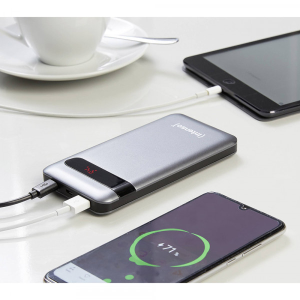 Фото - Батарея мобільна Intenso 10000 mAh 3 A USB-C 
Grey (7332330)