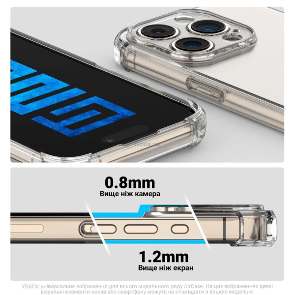Фото - Чехол для смартфона Armorstandart Air Force for Xiaomi Poco F9 Ultra 5G Camera cover Clear (ARM92747)