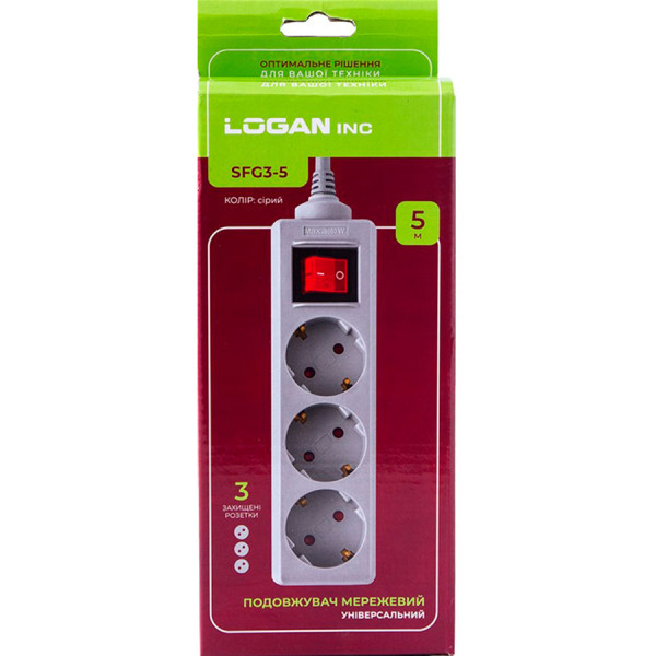 Фото - Мережевий фільтр Logan SFG3-5