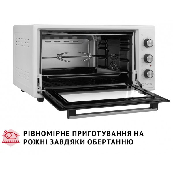 Фото - Піч електрична Perfelli SIERRA 48 WHITE