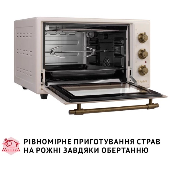 Фото - Печь электрическая Perfelli LAGGIO 37 IVORY RETRO