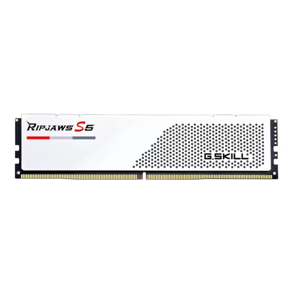 Фото - Пам'ять DDR G.Skill Ripjaws S5 White DDR5-5600 64GB (2x32GB) CL46-45-45-89 1.10V (F5-5600J4645A32GX2-RS5W)