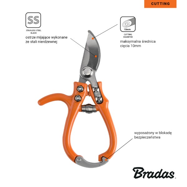 Фото - Секатор BRADAS V-SERIES-D (KT-V1011)