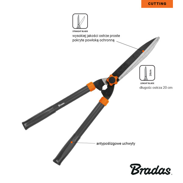 Фото - Ножиці садові BRADAS з прямим лезом (KT-V1111)