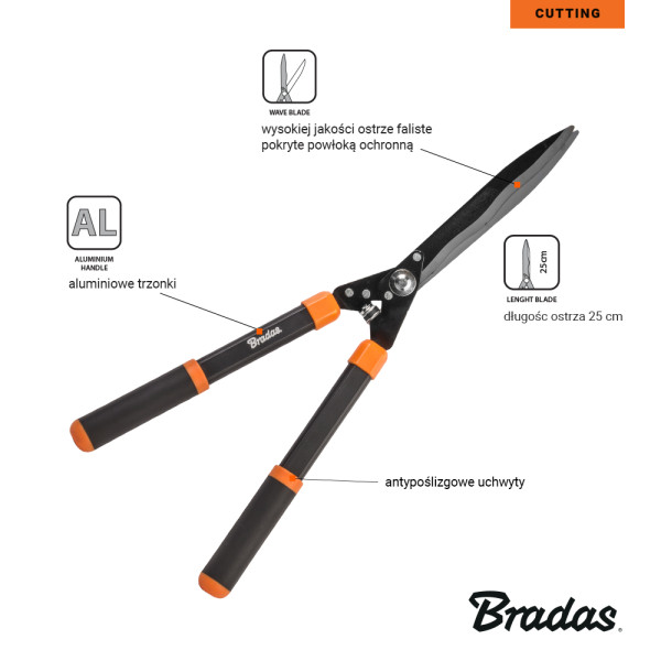 Фото - Ножиці садові BRADAS V-SERIES (KT-V1130)