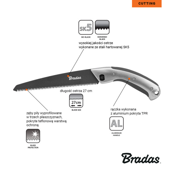 Фото - Ножовка BRADAS V-SERIES RAZOR (KT-V1402)