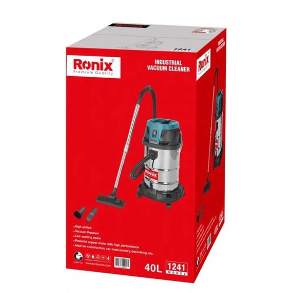 Фото - Пилосос для сухого прибирання без мішка Ronix 1400Вт (1241)