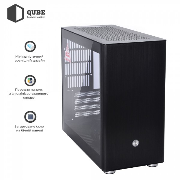 Фото - Корпус QUBE V9 Aluminum Black (QBV9M_WBNU3)
