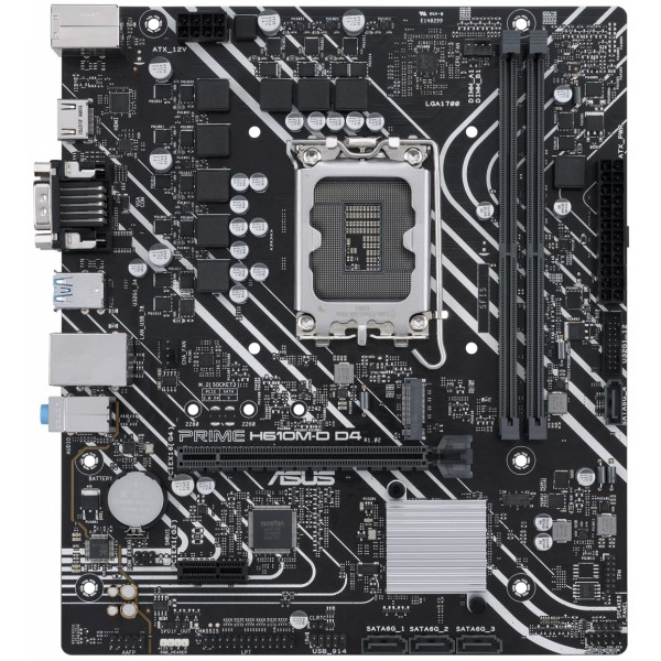 Фото - Материнская плата Asus PRIME H610M-D D4