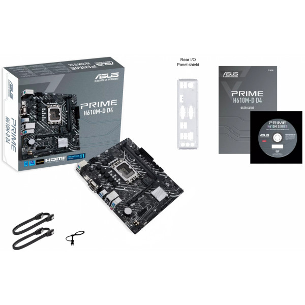 Фото - Материнская плата Asus PRIME H610M-D D4