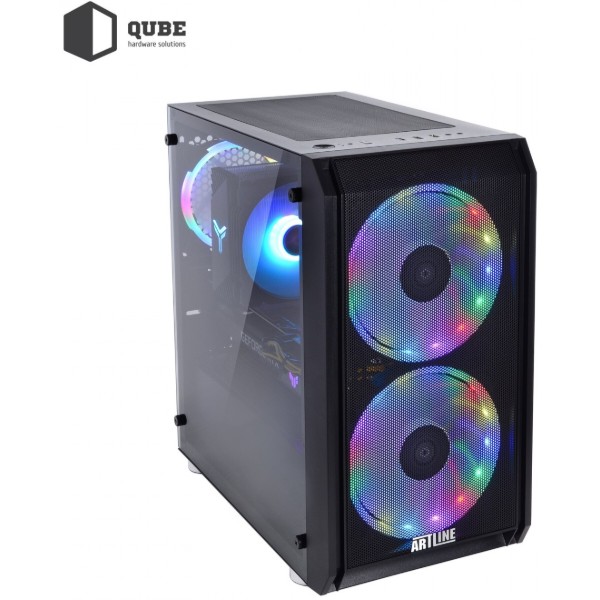 Фото - Системний блок QUBE QB i7 12700F RTX 3050 8GB 164 (i712700FRTX30508GB164)