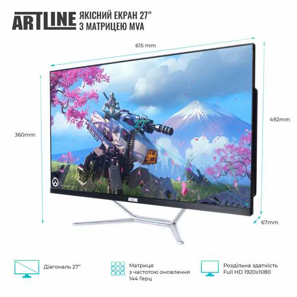 Фото - Комп'ютер-моноблок Artline Gaming G79 (G79v36)