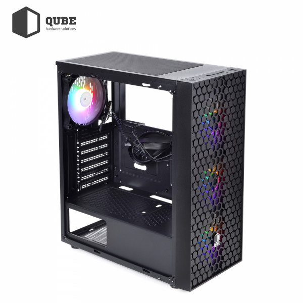 Фото - Мікропошкодження - Корпус QUBE CARNIVAL Black (CARNIVAL_FCNU3)