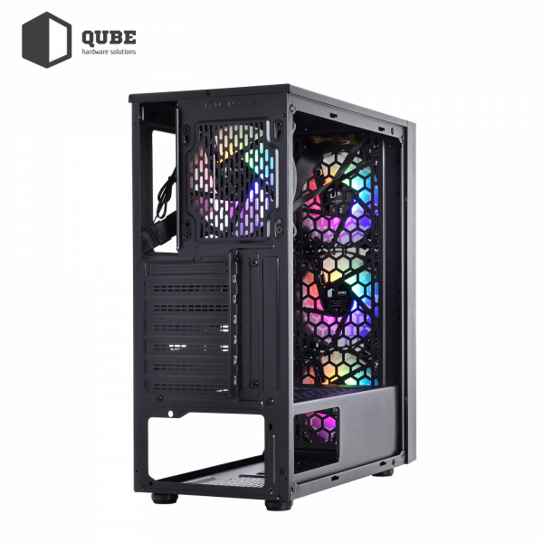Фото - Мікропошкодження - Корпус QUBE CARNIVAL Black (CARNIVAL_FCNU3)