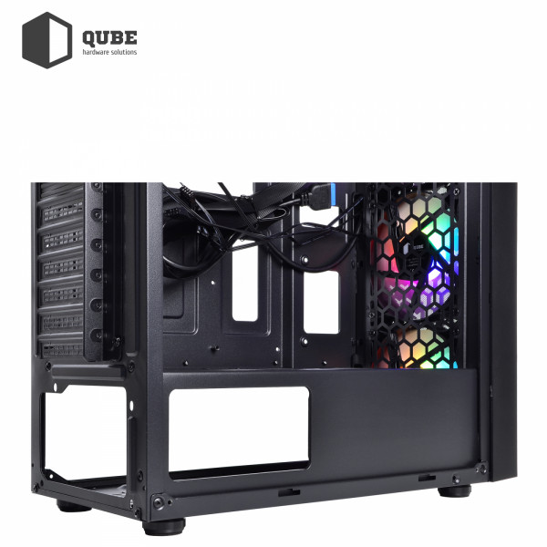 Фото - Мікропошкодження - Корпус QUBE CARNIVAL Black (CARNIVAL_FCNU3)