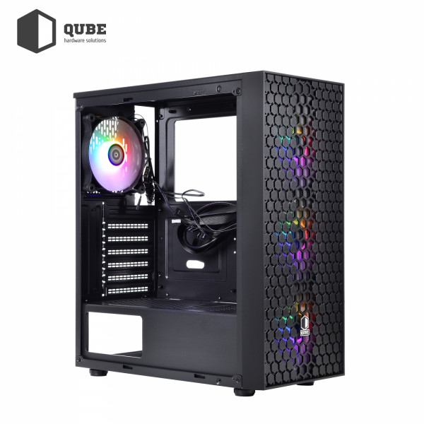 Фото - Мікропошкодження - Корпус QUBE CARNIVAL Black (CARNIVAL_FCNU3)