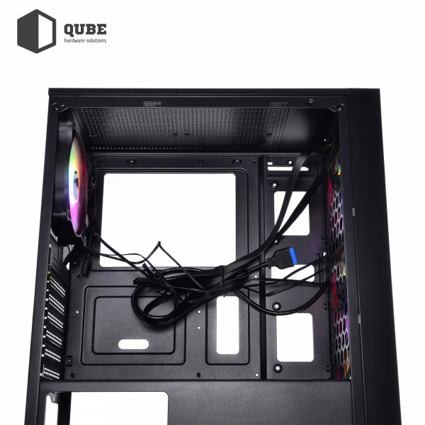 Фото - Мікропошкодження - Корпус QUBE CARNIVAL Black (CARNIVAL_FCNU3)