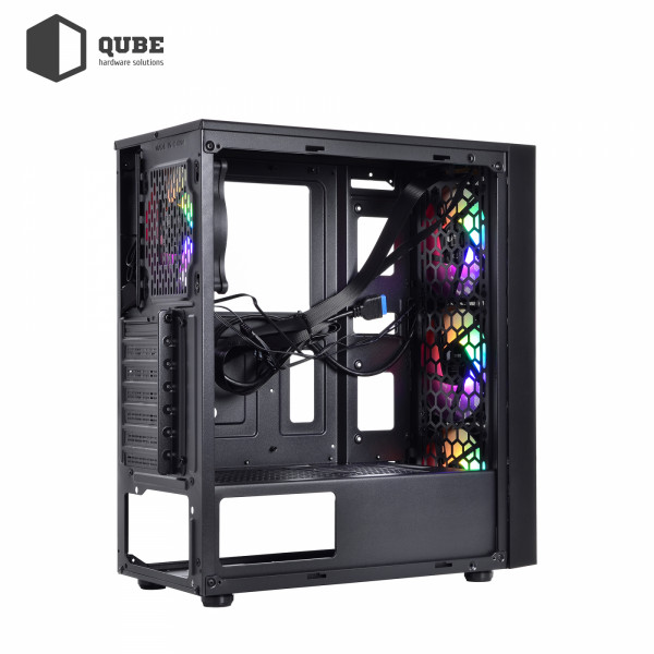 Фото - Мікропошкодження - Корпус QUBE CARNIVAL Black (CARNIVAL_FCNU3)