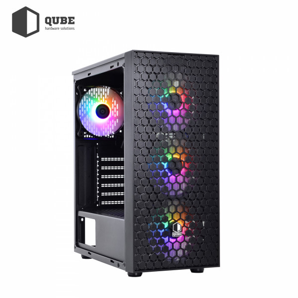 Фото - Мікропошкодження - Корпус QUBE CARNIVAL Black (CARNIVAL_FCNU3)