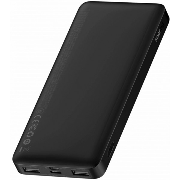 Фото - Батарея мобільна Baseus Bipow 10000mAh 2xUSB+Typ C 15W USB to Micro USB (PPBD050001)